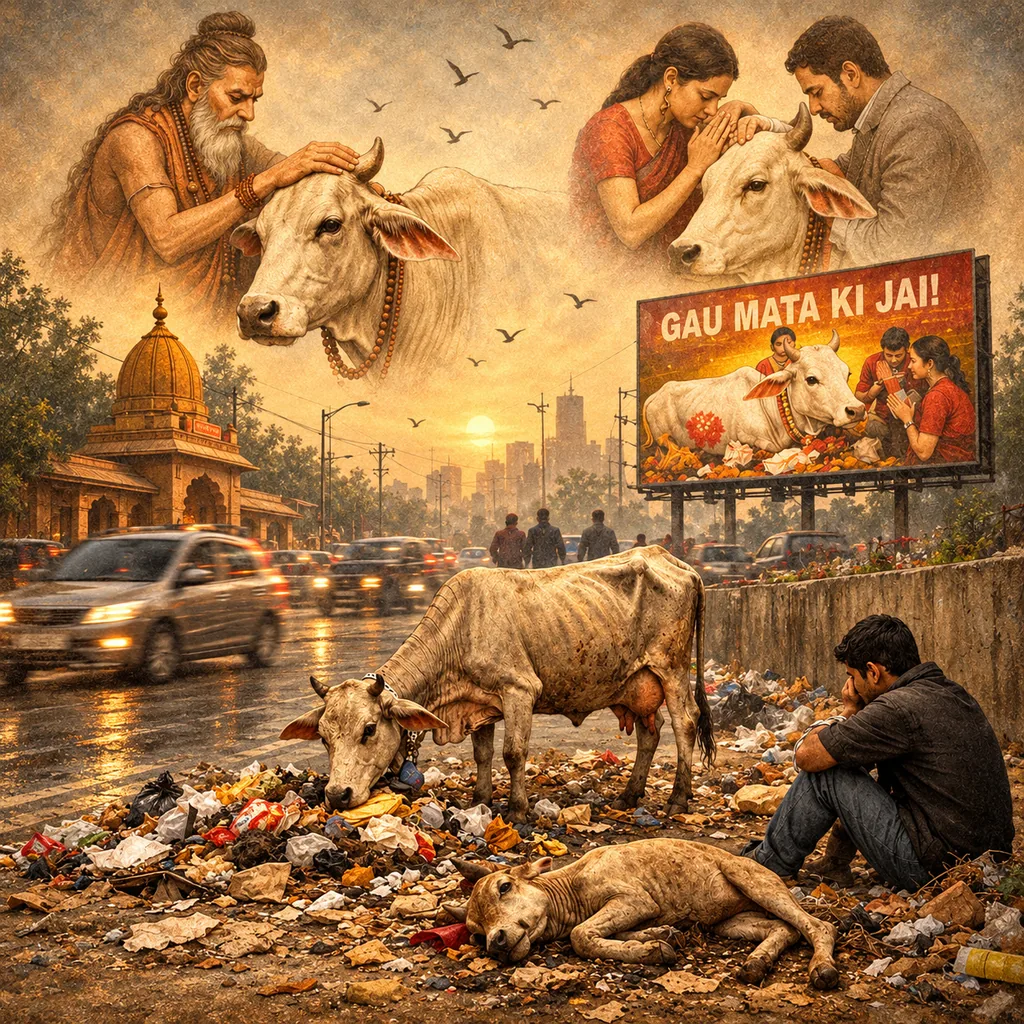 गौमाता: शब्दों में धर्म और जीवन की सच्चाई