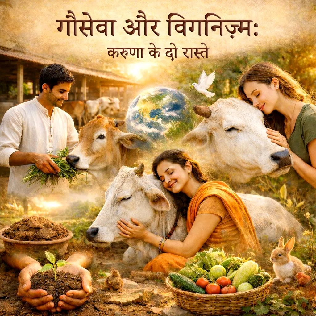गौसेवा और विगनिज़्म: करुणा के दो रास्ते