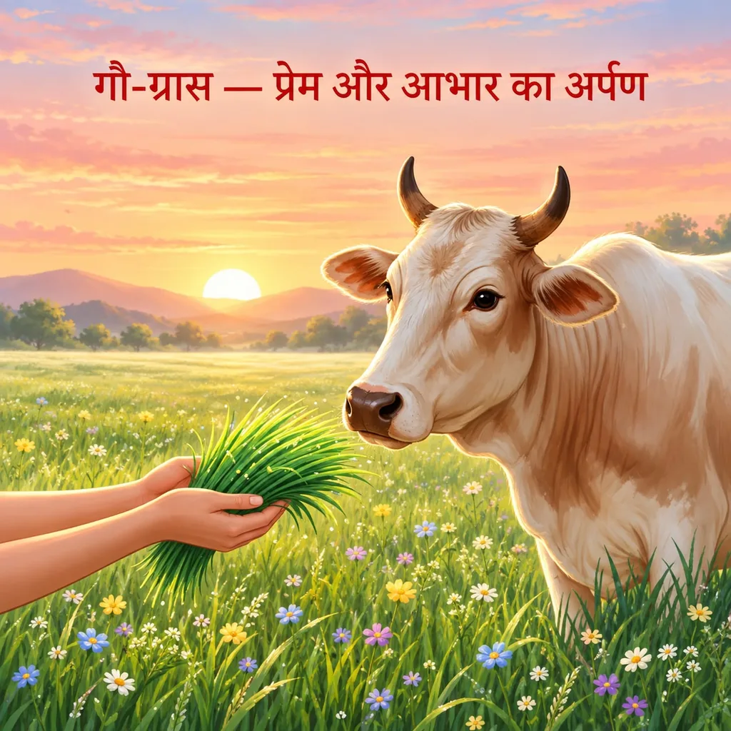 गो-ग्रास: प्रेम और आभार का अर्पण
