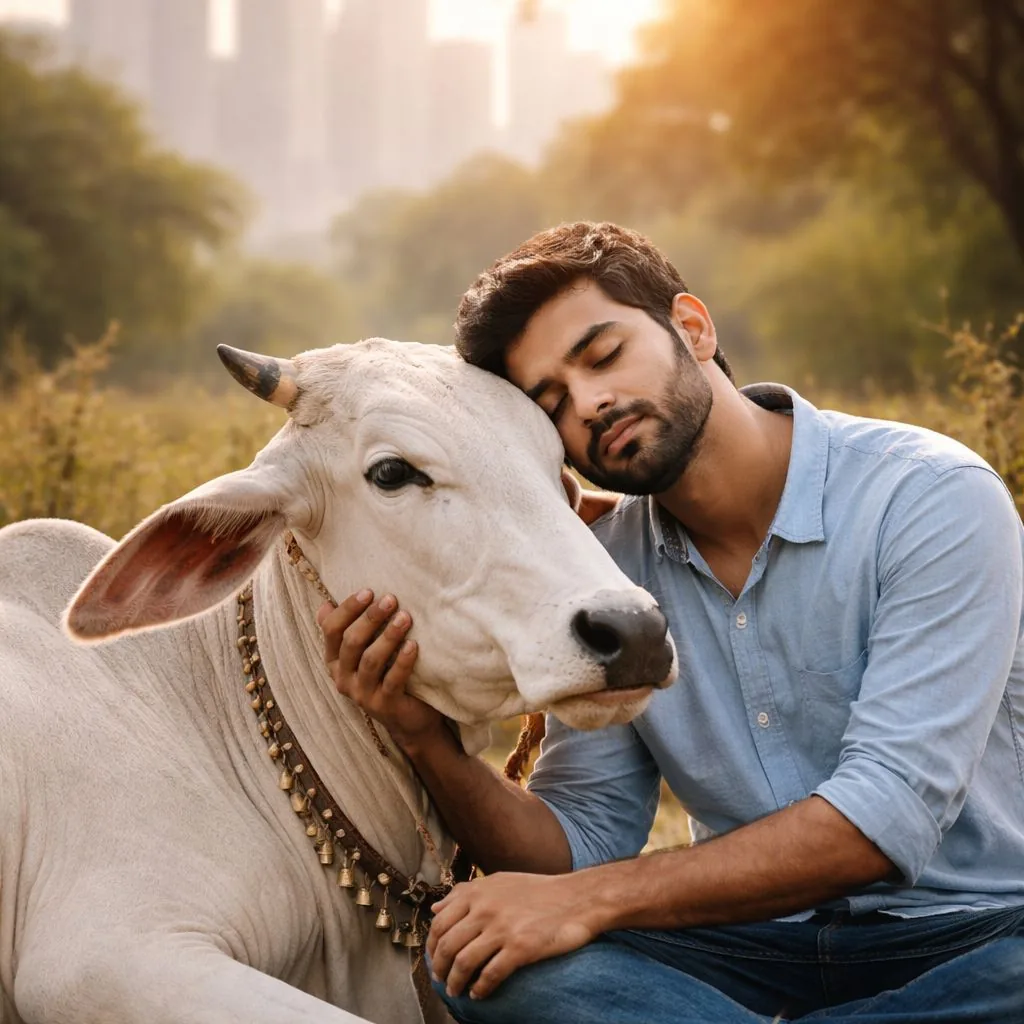 शहरी तनाव के दौर में, गाय प्रकृति का शांत जवाब है