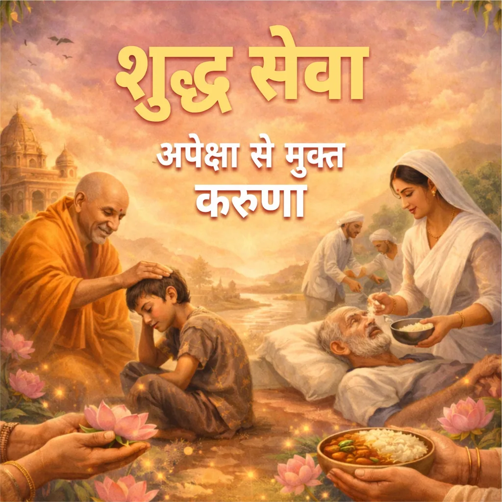 शुद्ध सेवा: अपेक्षा से मुक्त करुणा